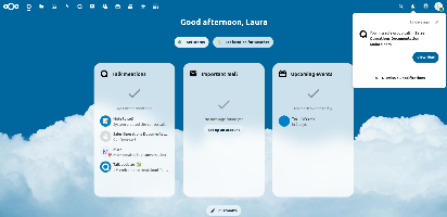 Imagen de portada del articulo que enseña una notificación de Nextcloud